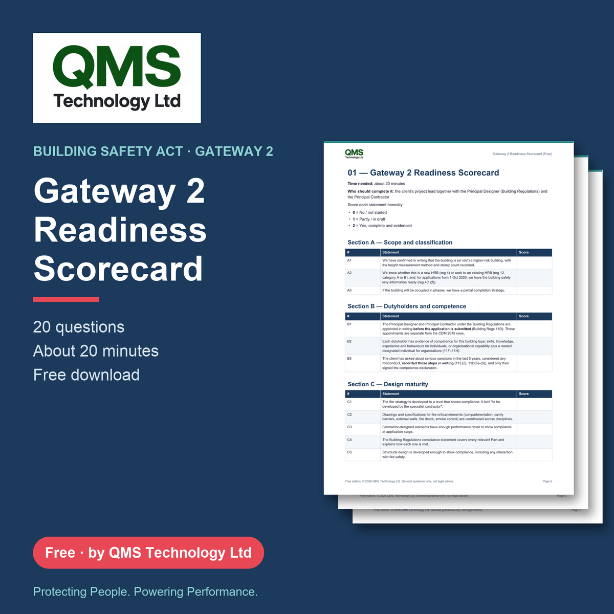 Free Gateway 2 Readiness Scorecard